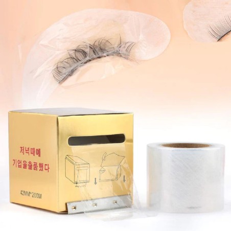 Transparent Tape, Antiallergic material, for isolating eyelashes and eyebrows