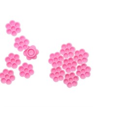 Portafiori rosa piccolo per extension ciglia adesivo 5 pz
