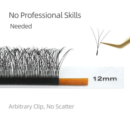 4D W D curl, Nagaraku Extension ciglia già pronte