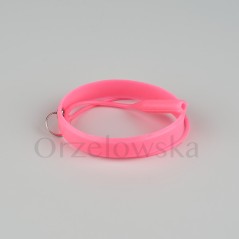 Pulsera de silicona rosa para la protección de las pinzas, extensiones de pestañas