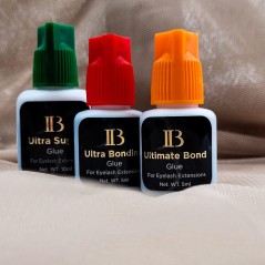 Adesivo Ultimate Bond 5ml, asciugatura 3 sec, iBeauty, consigliato in estate, per extension ciglia metodo 1D- 2D