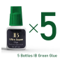 Ibeauty green cap, Ultra Super Glue 10ml, drying time 1-2 sec, , resistance 4-6 weeks, adhesive for advanced lash artists