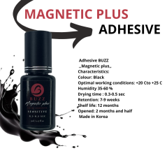 BUZZ Magnetic plus, Adeziv extensii gene 0.3-0.5 sec. 5ml