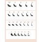 BUZZ 0.07 V curl (90 degree) Mix 6-15mm, false eyelash extenssion one to one