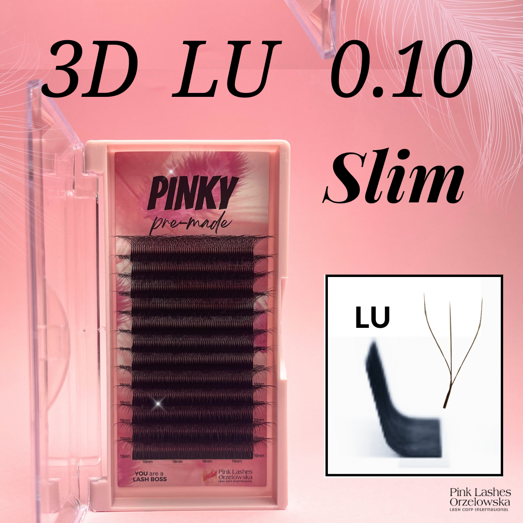 3D W - 0.10 - LU premade eyelash extension