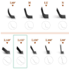 5D W Curl L ---- PINKY premade - eyeliner effect of eyelash extensions, quick volume