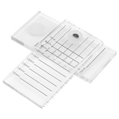 Sets of pallet or teeth glue holders for eyelash extensions