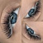 0.07 Easy Fan flower Blossom OMBRE-WHITE eyelashes