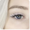 0.07 Easy Fan flower Blossom OMBRE-WHITE eyelashes