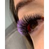 Eyelash extension Ombre iBeauty, black&Purple, thickness 0.10 two tone