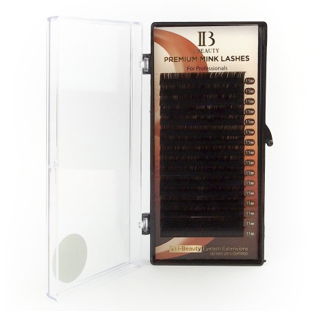 15-16mm 0.15 D - iBeauty, Premium Individual Mink Eyelash Extension