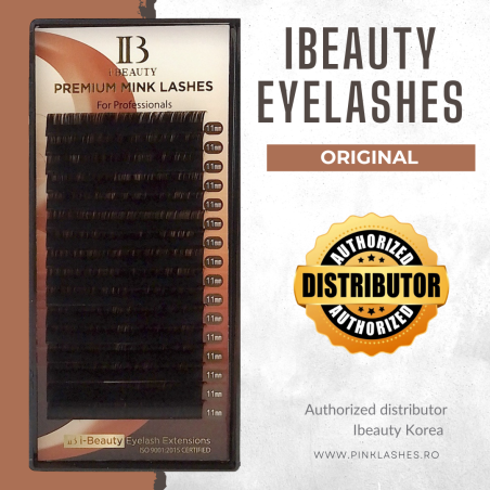 15-16mm 0.15 D - iBeauty, Premium Individual Mink Eyelash Extension