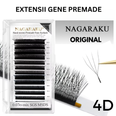 4D W D curl, Nagaraku Extension ciglia già pronte