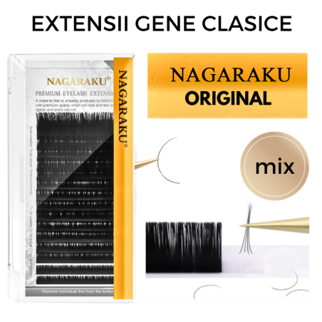 0.12 D Nagaraku ORIGINALE Ciglia Finte Singole in Mink Super Morbide