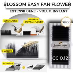 0.12 CC Extensii gene Blossom, volum usor, rapid, direct de pe banda