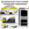 0.03 C Extension ciglia Blossom, volume leggero, veloce, direttamente dal nastro.