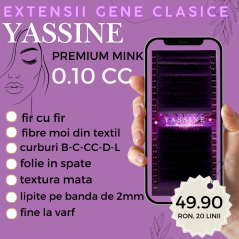 0.10 CC - Super soft si elastice, Extensii gene Yassine Premium