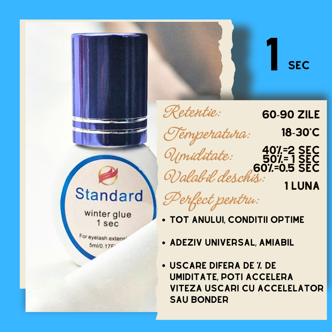 Adesivo Winter Glue Standard, essiccazione 1 sec. 5 ml