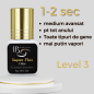 Super Plus Glue 5ml, iBeauty, drying time 1-2 sec, resistance 4-6 weeks, lash extensions adhesive with gold cap