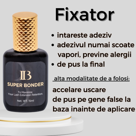 Super Bonder - 15ml, iBeauty, fixator adeziv dupa aplicare