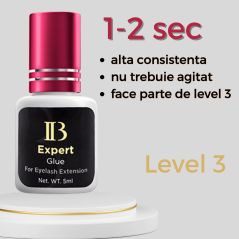 Pegamento Expert iBeauty, 5 ml, tiempo de secado 1 segundo, no lo agites, menos vapores.