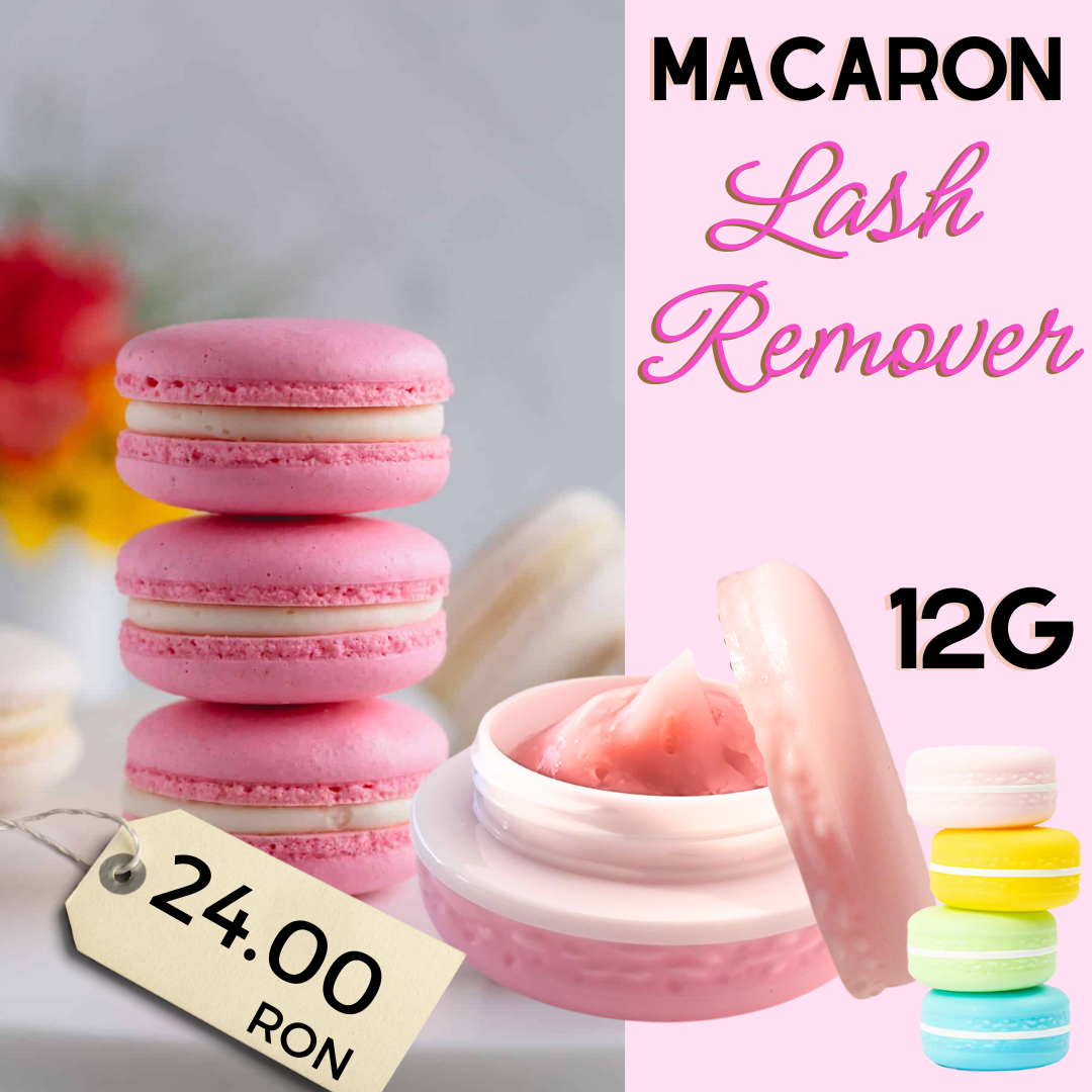 Remover 12 gr Macaron, pentru indepartare gene false