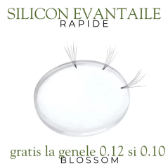 Silicon transparent pentru creat evantaile