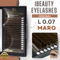 L 0.07 Mix dark brown, eyelash extension Ibeauty