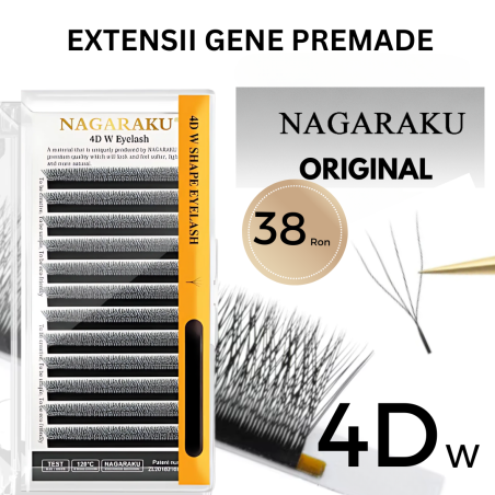 4D W D curl, Nagaraku Extension ciglia già pronte