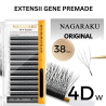 4D W, C curl, Nagaraku Extension ciglia già pronte