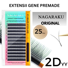 2D YY Nagaraku Extension curl C - ciglia già pronte
