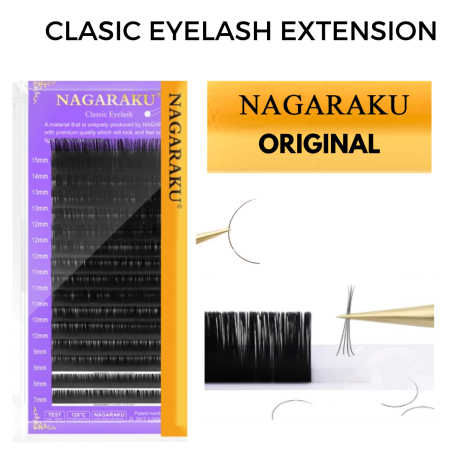 0.15 C Nagaraku ORIGINALE Ciglia Finte Singole in Mink Super Morbide