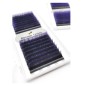 Ombre Purple, Easy Fan Flower Eyelashes for fast volume 0.07, connected in the base