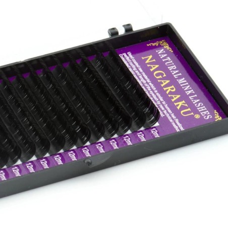 8mm 0.05 D Nagaraku ORIGINAL Mink Individual Eyelash Super Soft