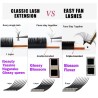12 lines 0.03 C easy fan flower Blossom, fast volume eyelash extensions