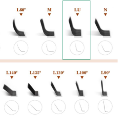 5D W - 0.07 - LU premade eyelash extension