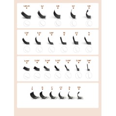 BUZZ 0.10 M curl (105 degree) Mix 6-15mm