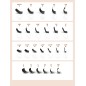 BUZZ 0.10 M curl (105 degree) Mix 6-15mm