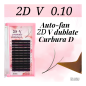 Pre-made V Auto-Fan, volume facile 2D-4D-6D