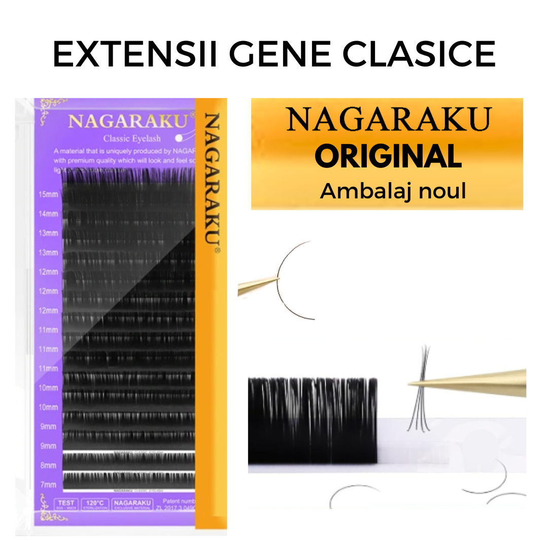 0.07 D Nagaraku ORIGINALE Ciglia Finte Singole in Mink Super Morbide