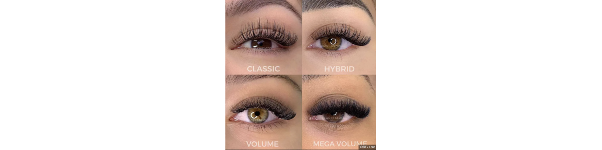 The biggest variety of pre-made eyelashes 2D-6D