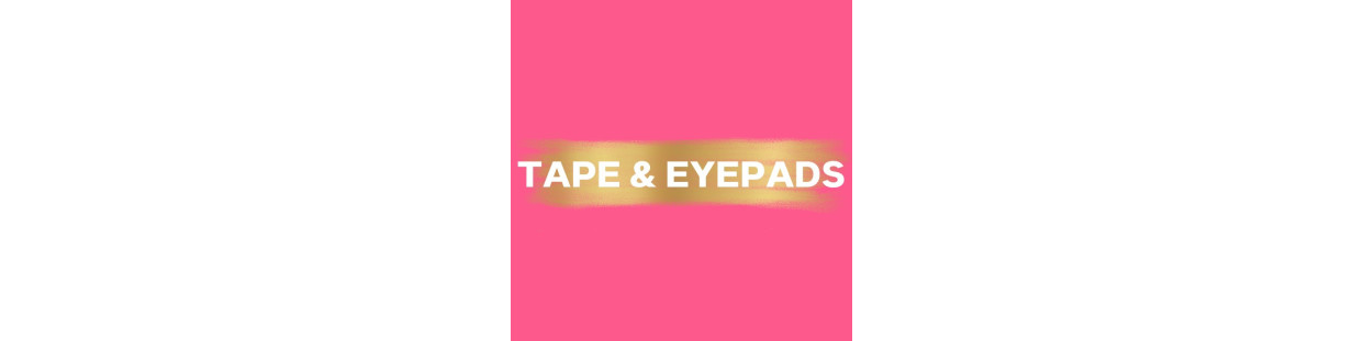 12 types of tape for eyelash extensions, & eye pads