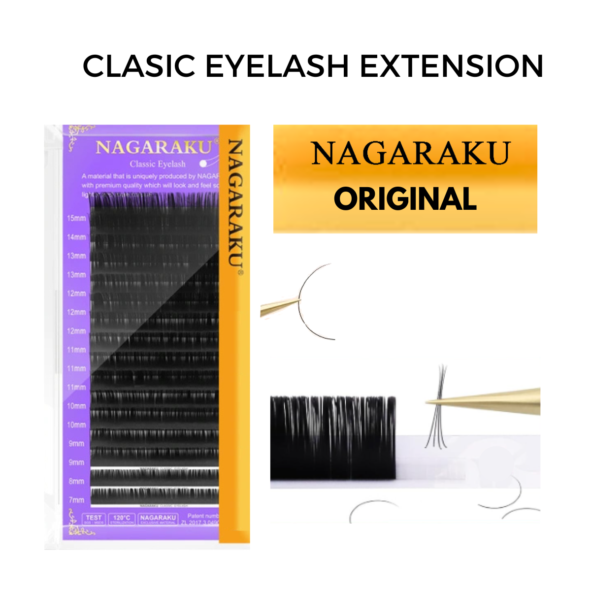 Curbura C Nagaraku Clasic Original extensii gene fir cu fir