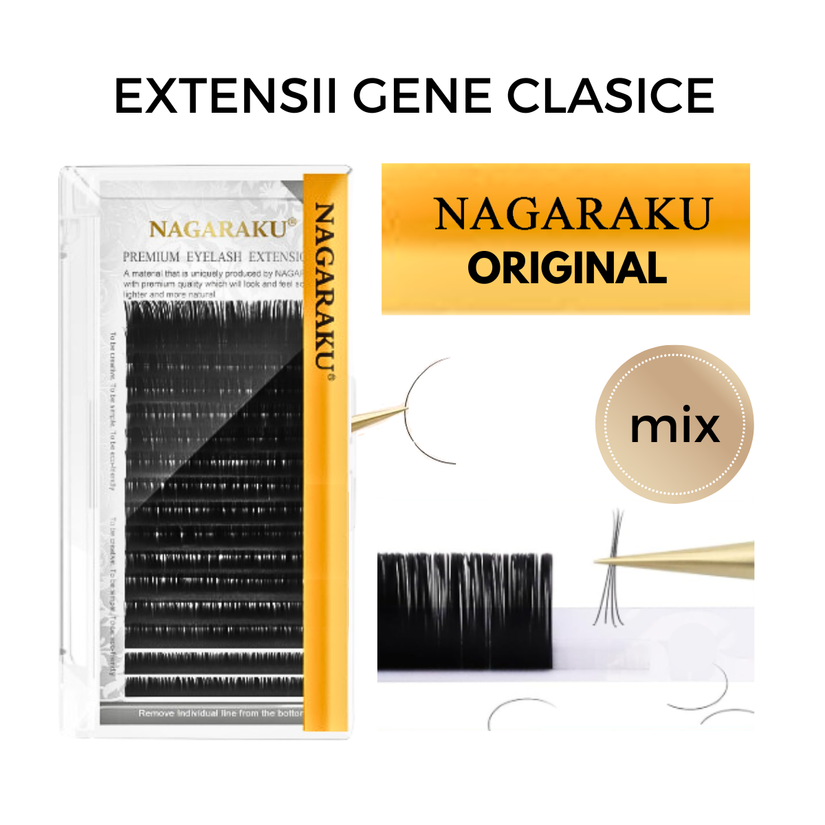 Curbura C Nagaraku Clasic Original extensii gene fir cu fir