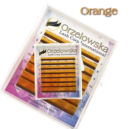 Curbura CC 0.07, Portocaliu, 8 linii, fir cu fir, Orzelowska