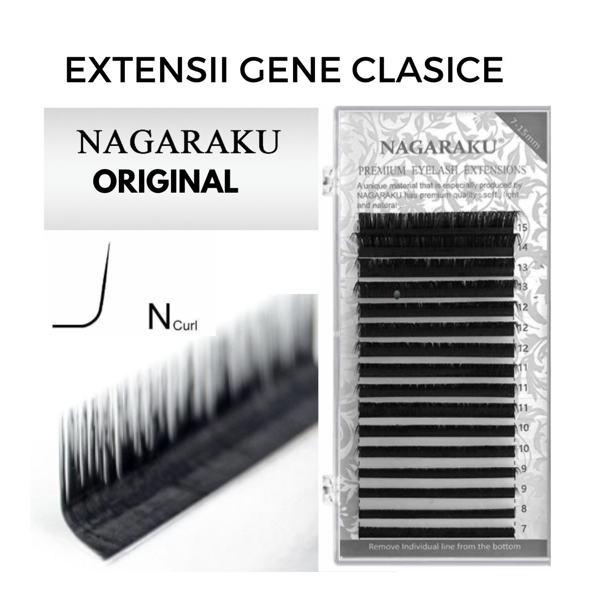 Curbura N Nagaraku Clasic Original extensii gene fir cu fir