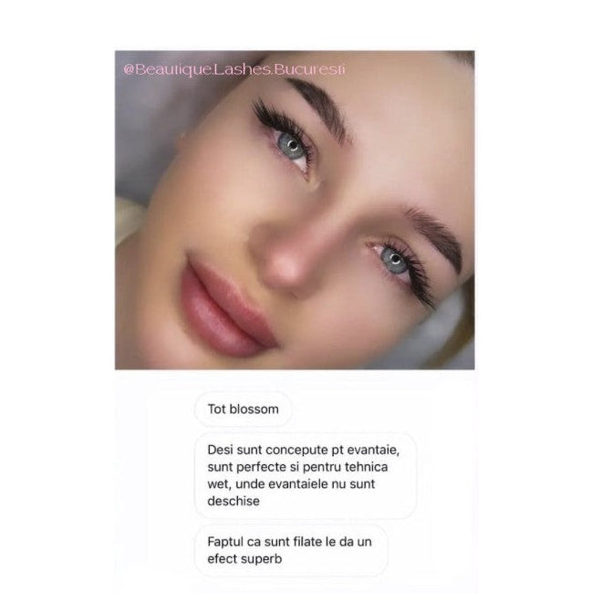 Curbura L Blossom extensii gene, evantai usor