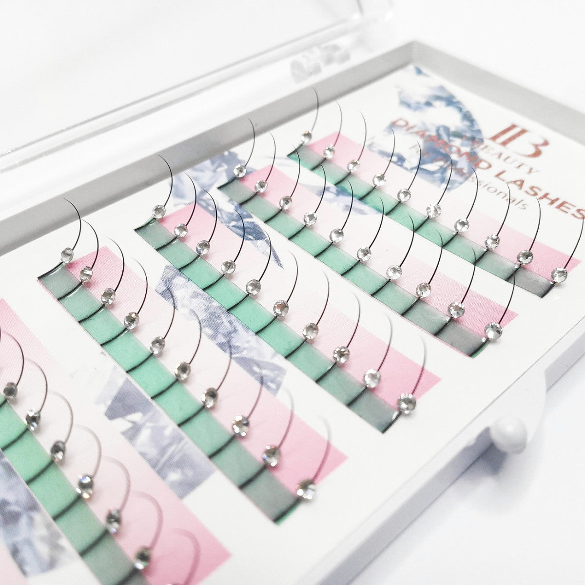 Curvatura 0,18, SWAROVSKY, ciglia filo per filo, 1 D