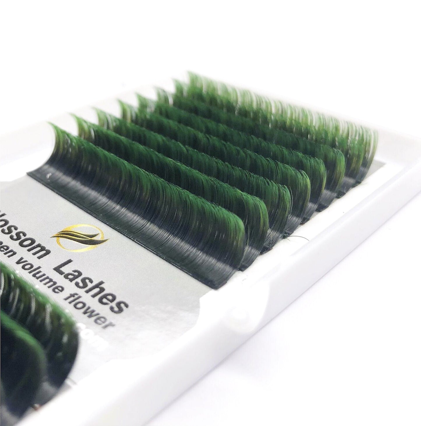 Gene Blossom - evantai usor Ombre Verde, 0.07 16 linii