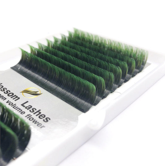 Gene Blossom - evantai usor Ombre Verde, 0.07 16 linii